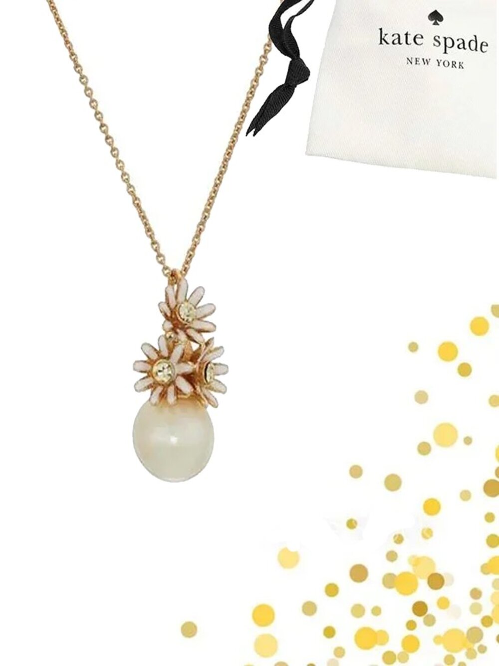 kate spade Loves Me, Loves Me Not Necklace